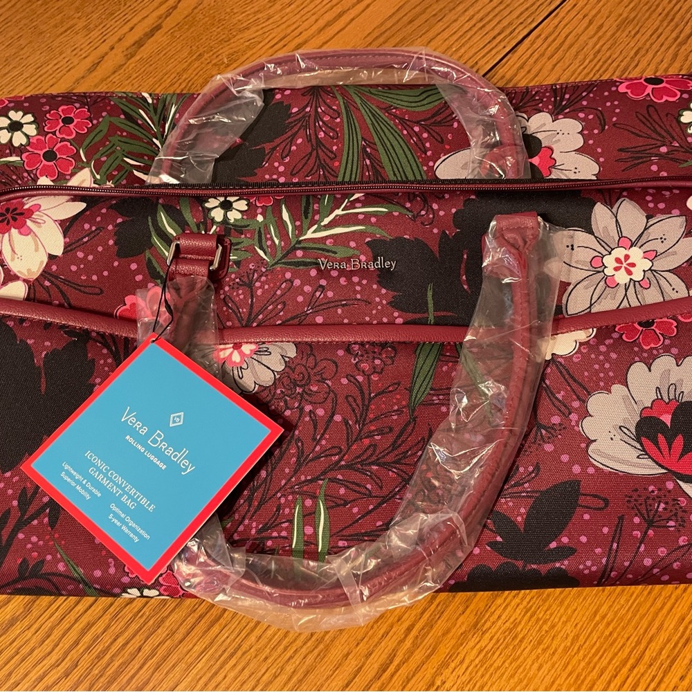 Vera Bradley Convertible Garment Bag Brand  new - Picture 5 of 10